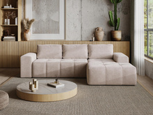 Komfortable Eckcouch Beige