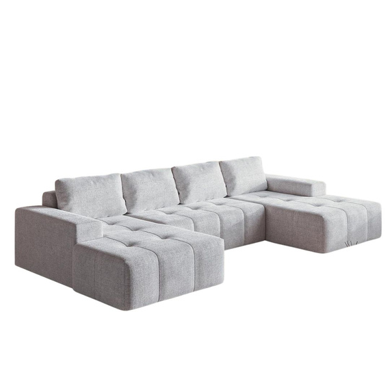 Design Ecksofa komfortabel Grau