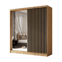 Kleiderschrank VENTURA mit Lamellen Artisan