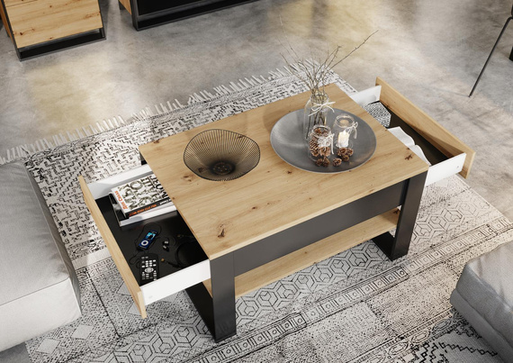 Couchtisch LIMA Eiche Artisan