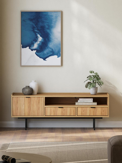 TV Lowboard Skandinavische Eiche Hikora COLGO 