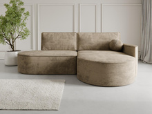 Ecksofa Exklusives L Form Sofa mit Stil Beige MORENO
