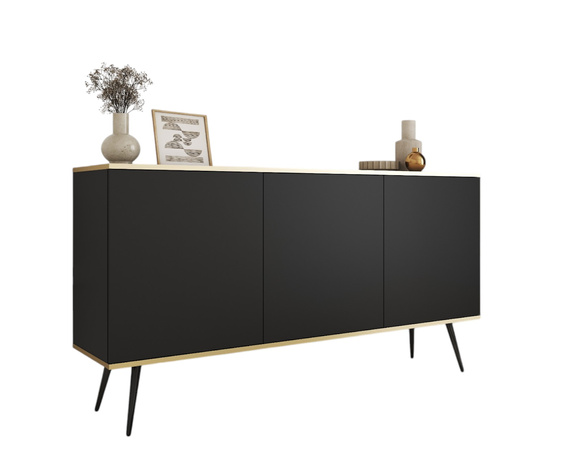 Kommode für Wohnzimmer POLO Schwarz