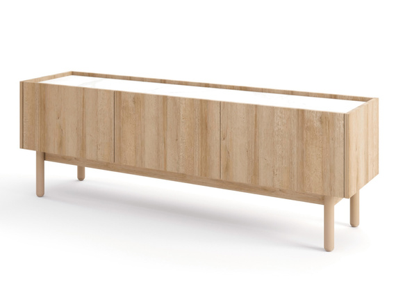 Fernsehschrank  POP dreitürig Scandi Eiche riviera 