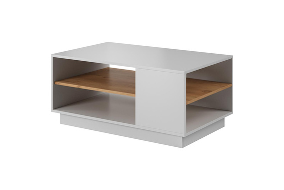 Couchtisch mit Schublade Eiche craft + Weiß NONI