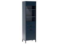 Standvitrine mit Schublade VIIVAS Blau