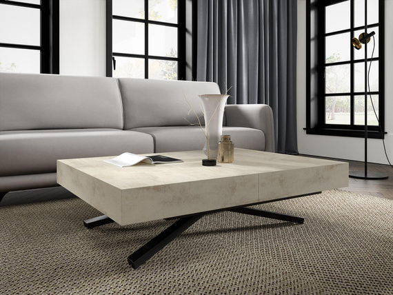 Elegant Couchtisch weiß Beton